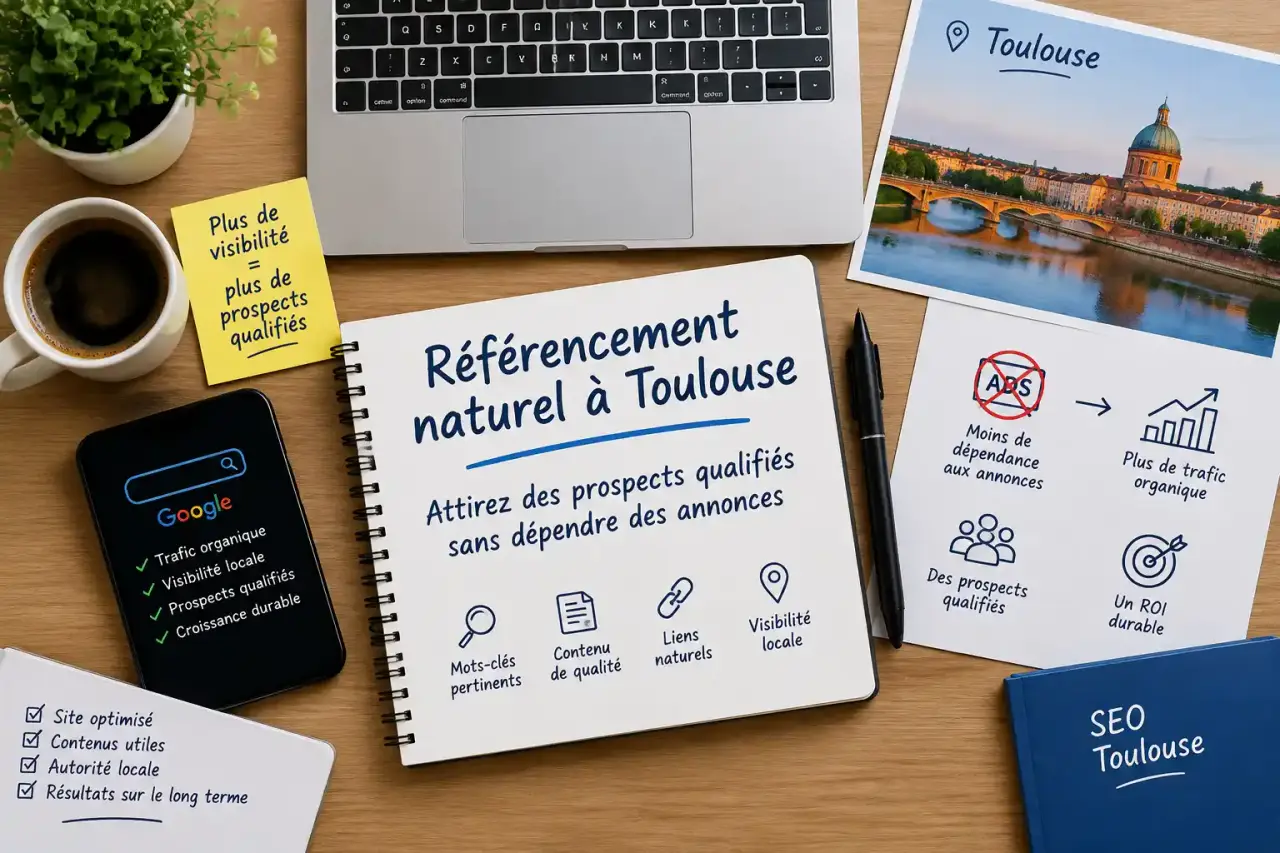 Référencement naturel à Toulouse : attirez des prospects qualifiés sans dépendre des annonces