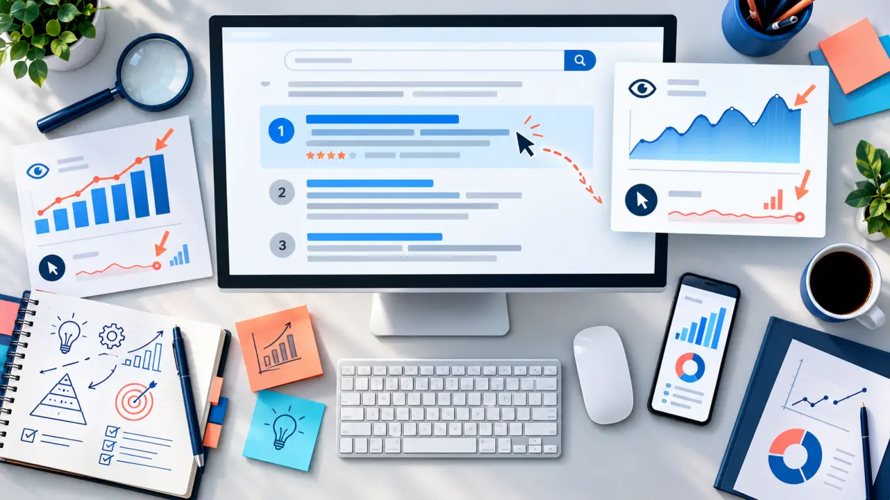 SERP et SEO : une bonne position ne garantit pas les clics