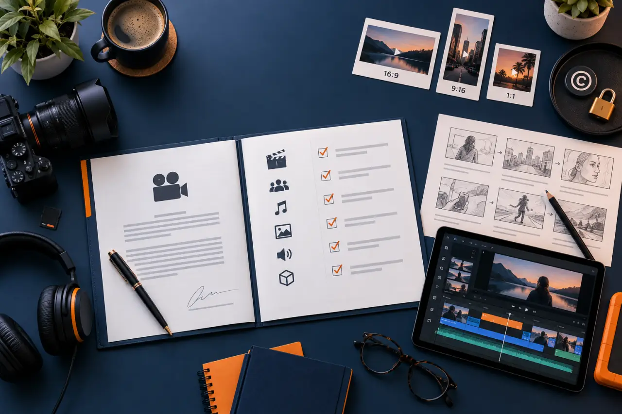 Agence marketing vidéo : vérifiez les droits, les formats et les livrables avant de signer