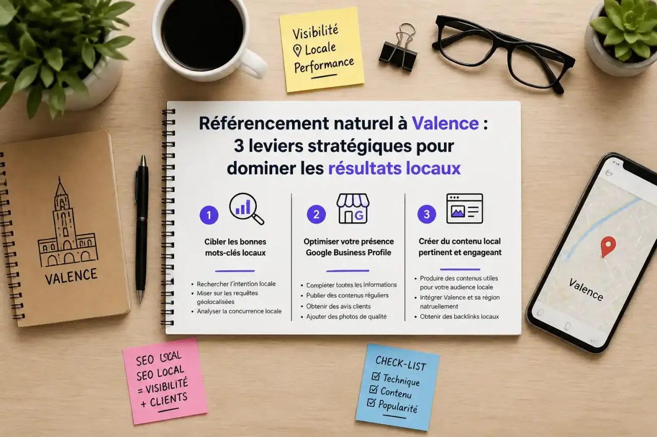 Référencement naturel à Valence : 3 leviers stratégiques pour dominer les résultats locaux