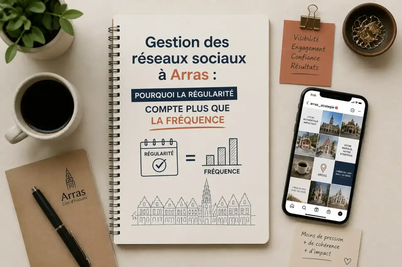Gestion des réseaux sociaux à Arras : pourquoi la régularité compte plus que la fréquence