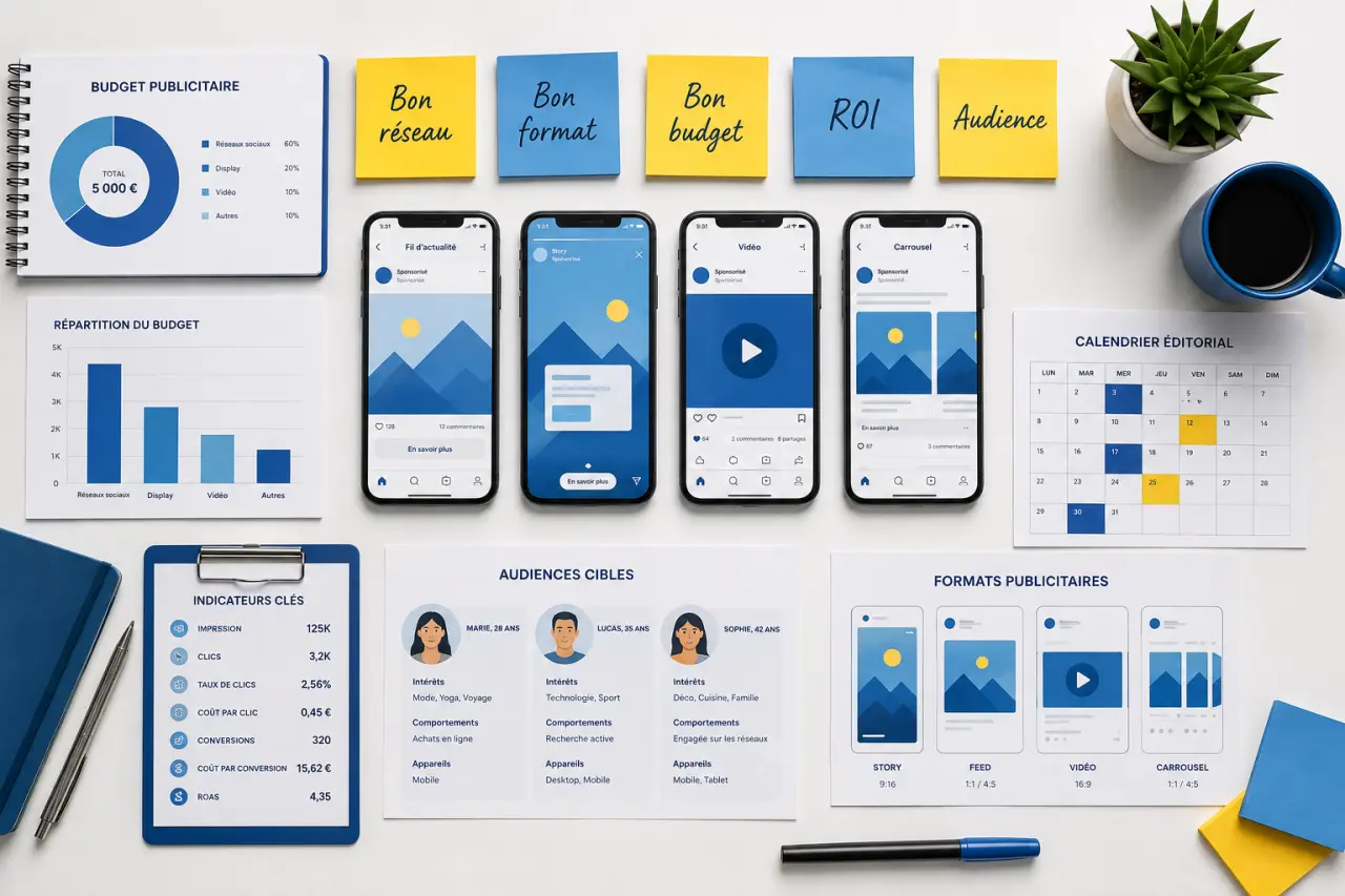 Publicité sur les réseaux sociaux : choisir le bon réseau, le bon format et le bon budget